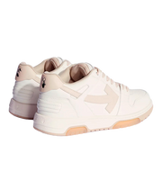 OFF-WHITE OOO Leather White Light Pink Beige Beige