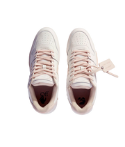 OFF-WHITE OOO Leather White Light Pink Beige Beige