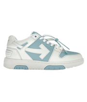 OFF-WHITE Out Of Office OOO Low Tops Light Blue White