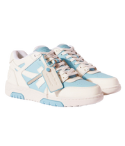 OFF-WHITE Out Of Office OOO Low Tops Light Blue White