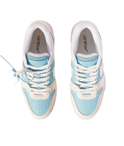 OFF-WHITE Out Of Office OOO Low Tops Light Blue White