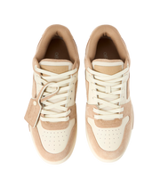 OFF-WHITE Out Of Office OOO Low Tops Beige Natural Suede
