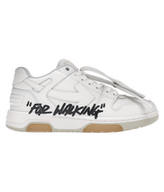 OFF-WHITE Out Of Office OOO Low Tops For Walking White Black