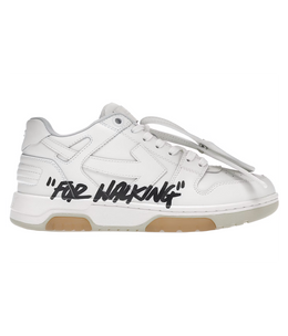 OFF-WHITE Out Of Office OOO Low Tops For Walking White Black
