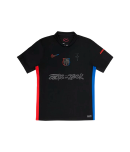 Travis Scott x FC Barcelona 2024/25 Match Away Cactus Jack Jersey Black